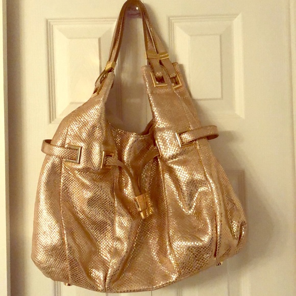 Michael Kors Handbags - Michael Kors gold large bag